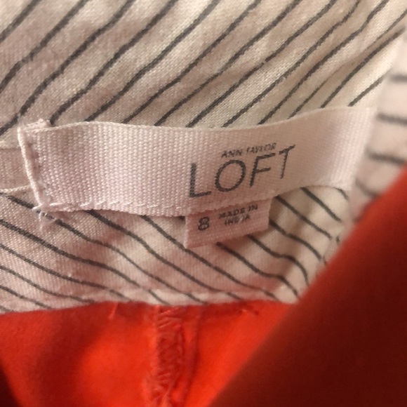 Orange ATLoft Bermudas with belt loop & 5 pockets - Picture 3 of 7